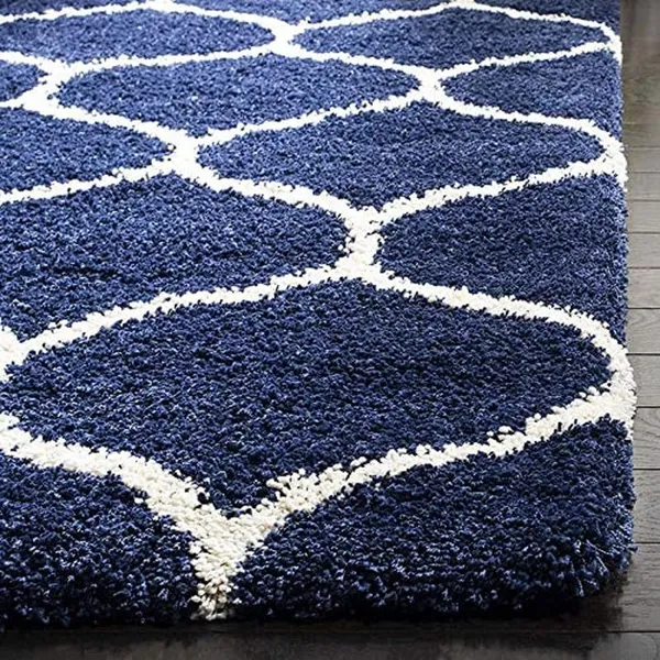 Salalsha_Shaggy_Carpet_Rug_Navy_Microfiber