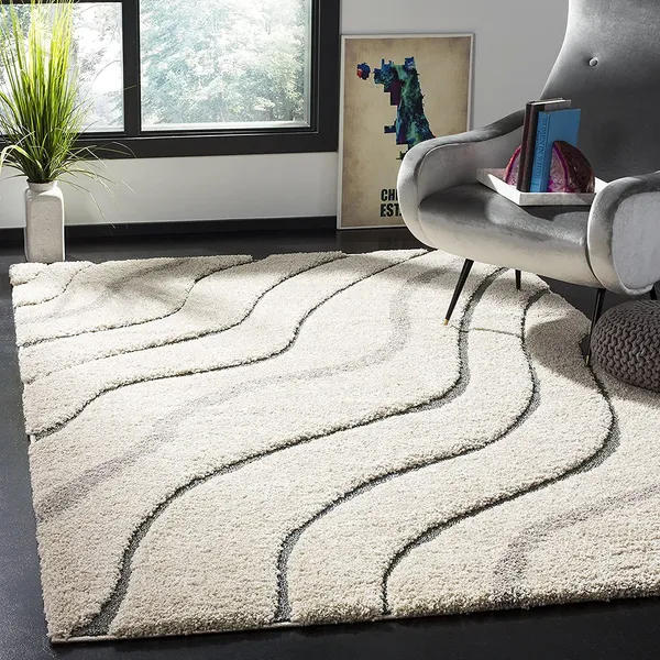 Fluffiz_Shaggy_Carpet_Rug_Beige_Microfiber