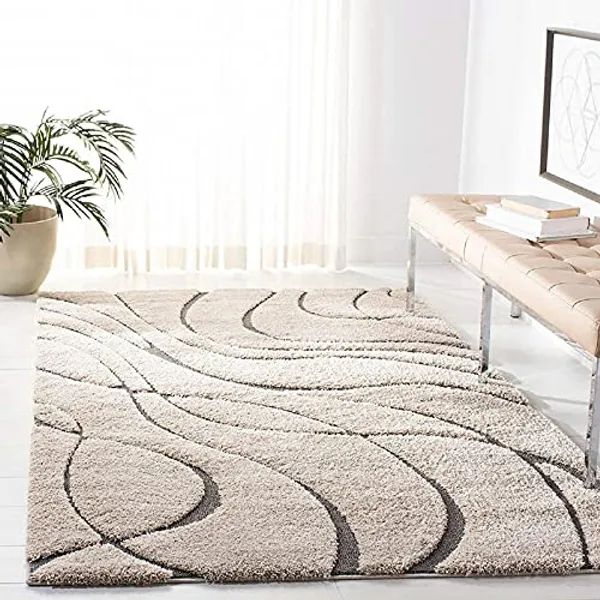 Furrenza_Shaggy_Carpet_Rug_Beige_Microfiber