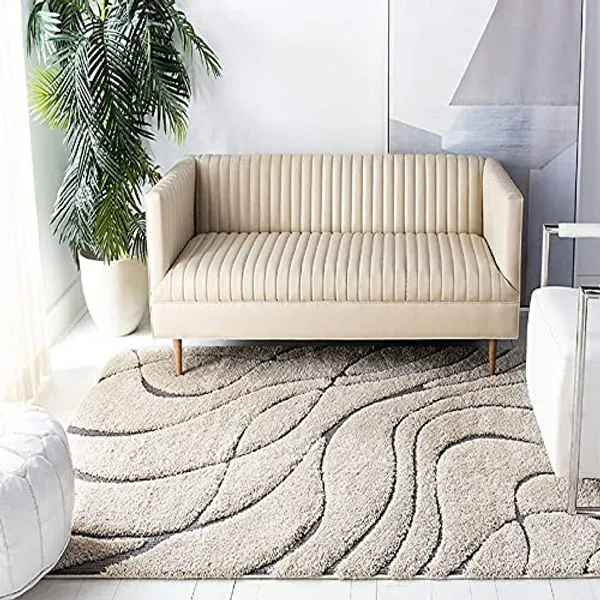 Furrenza_Shaggy_Carpet_Rug_Beige_Microfiber