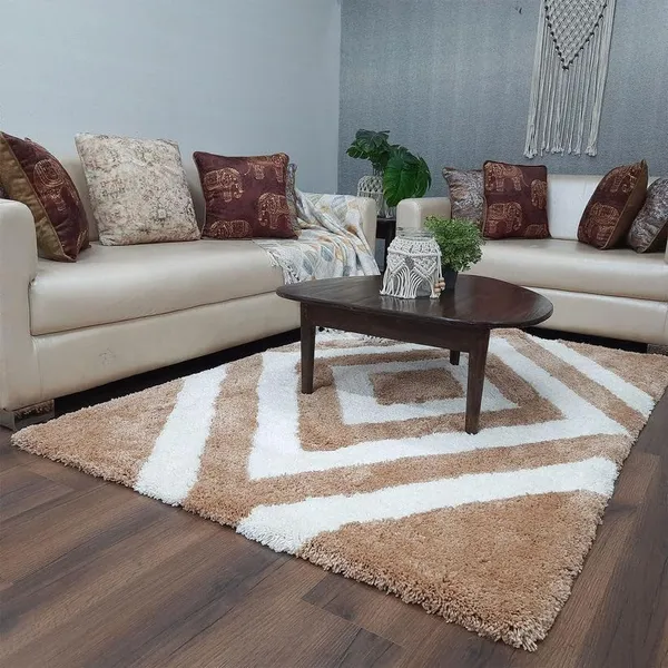 Plushnest_Shaggy_Carpet_Rug_Beige_Microfiber