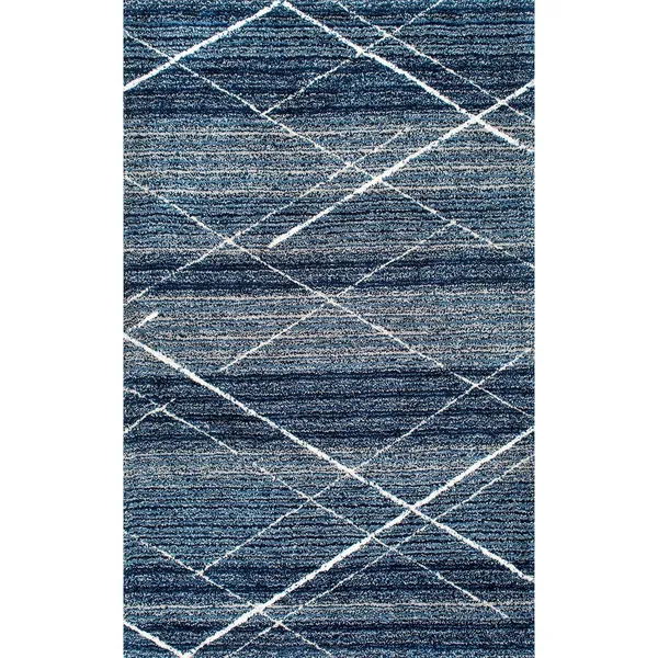 Furrissimo_Shaggy_Carpet_Rug_Blue_Microfiber