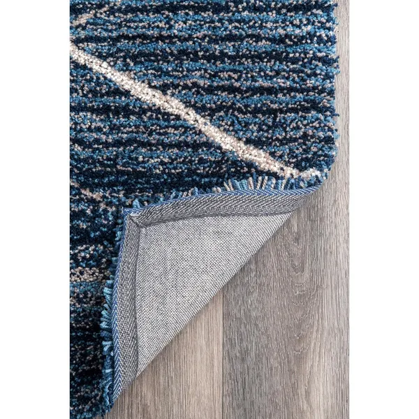 Furrissimo_Shaggy_Carpet_Rug_Blue_Microfiber
