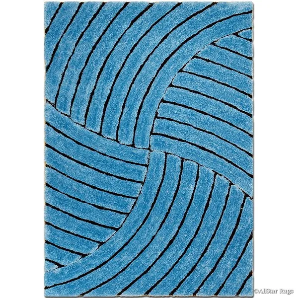 Lushon_Shaggy_Carpet_Rug_Blue_Microfiber