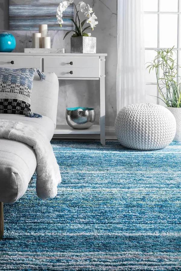 Floofix_Shaggy_Carpet_Rug_Blue_Microfiber