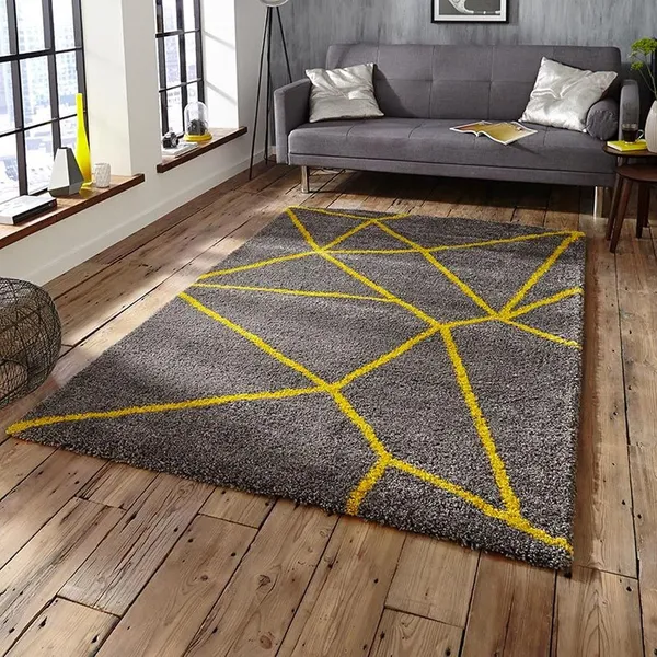 Furryvio_Shaggy_Carpet_Rug_Gray_Microfiber