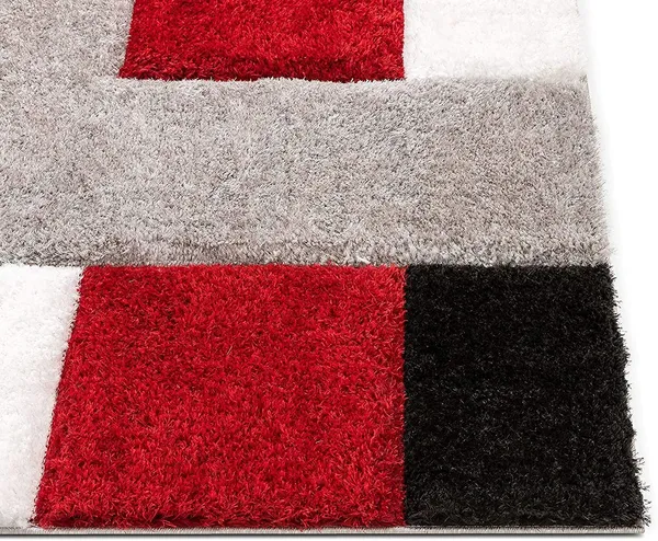 Fluffic_Shaggy_Carpet_Rug_Red_Microfiber