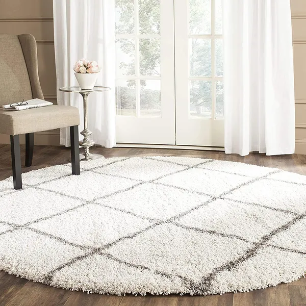 Mosaic_Round_Shaggy_Carpet_Rug