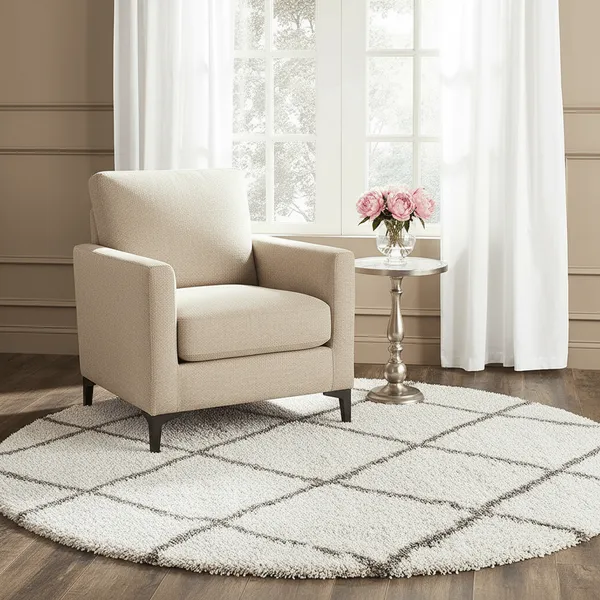 Mosaic_Round_Shaggy_Carpet_Rug