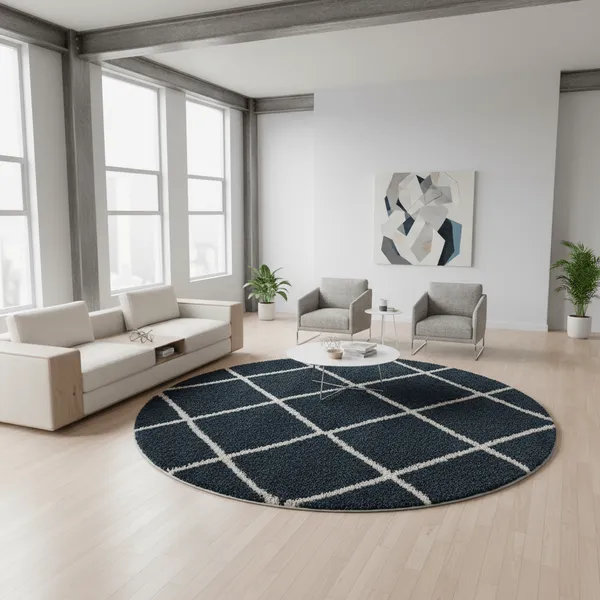 Harmony_Round_Shaggy_Carpet_Rug