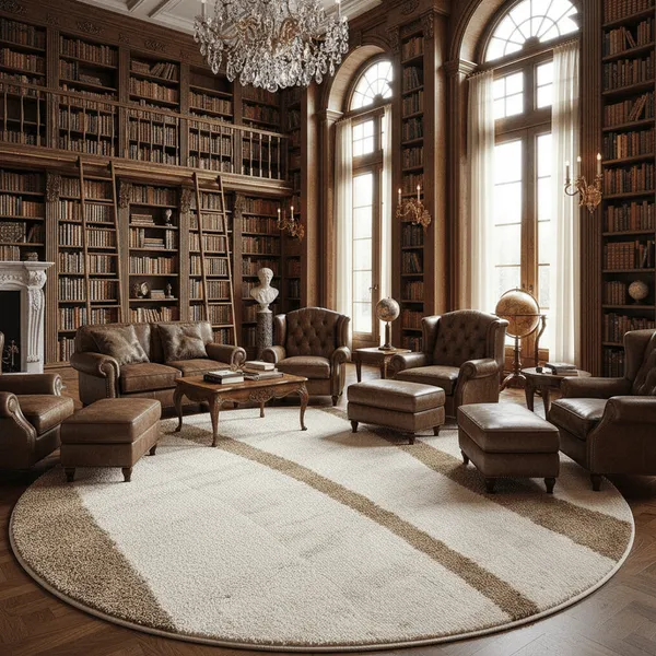 Essence_Round_Shaggy_Carpet_Rug