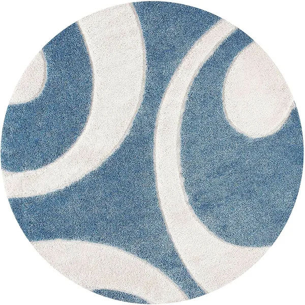 Mosaic_Round_Shaggy_Carpet_Rug