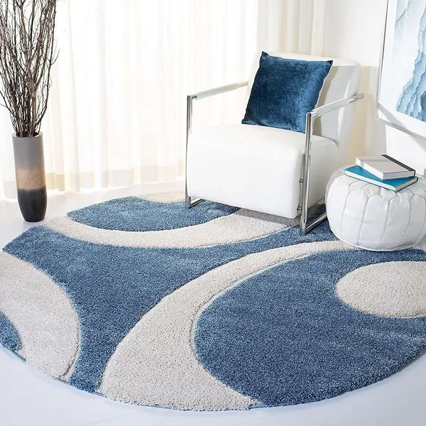 Mosaic_Round_Shaggy_Carpet_Rug