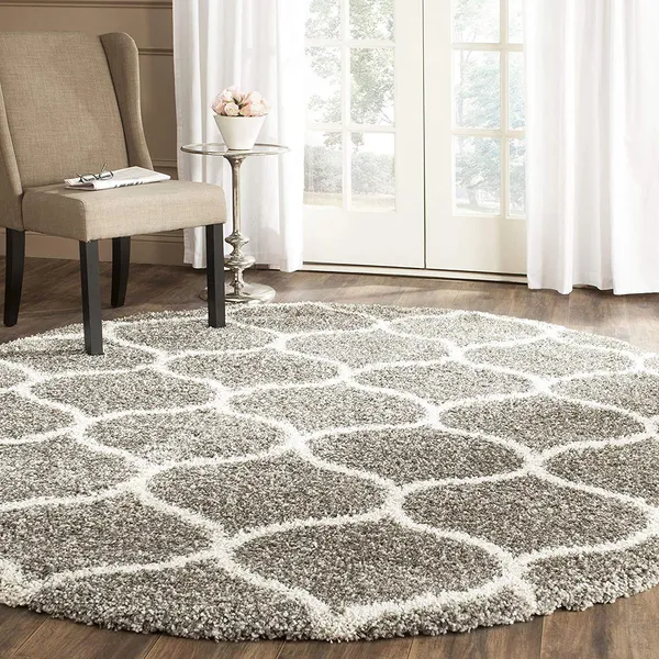 Hues_Round_Shaggy_Carpet_Rug