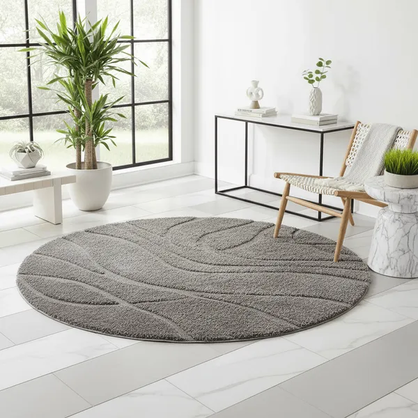 Hearth_Round_Shaggy_Carpet_Rug