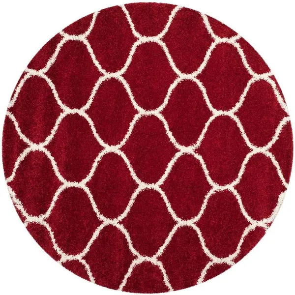 Elysian_Round_Shaggy_Carpet_Rug