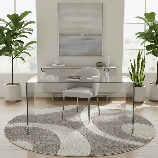 Harmony_Round_Shaggy_Carpet_Rug