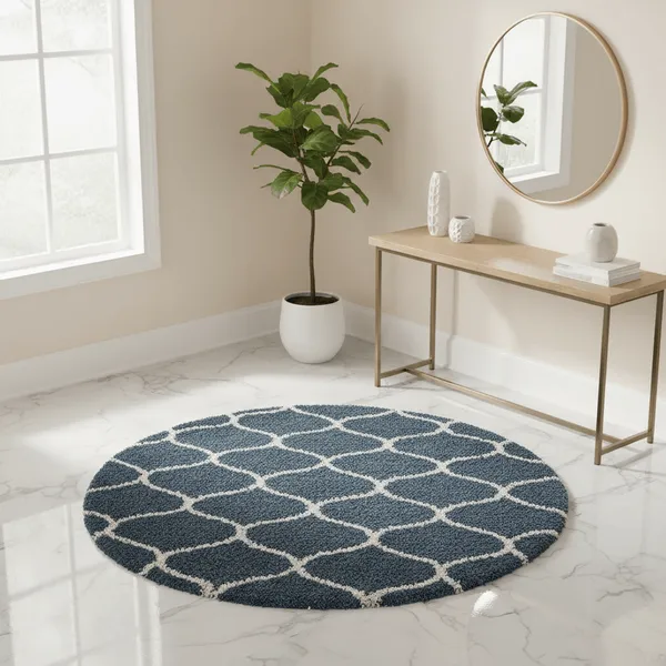 Anak_Round_Shaggy_Carpet_Rug