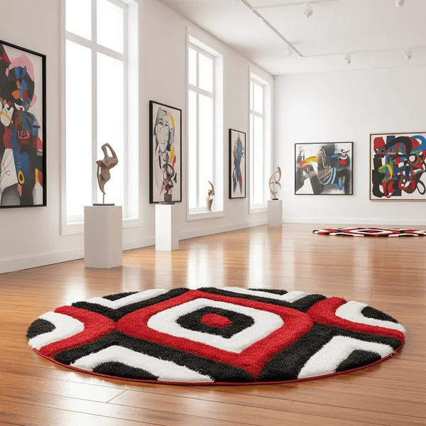 Dupes_Round_Shaggy_Carpet_Rug