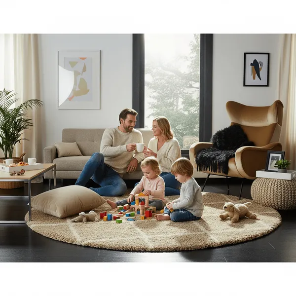 Chenille_Round_Shaggy_Carpet_Rug
