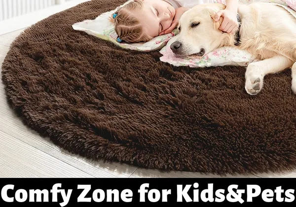 Haram_Round_Shaggy_Carpet_Rug