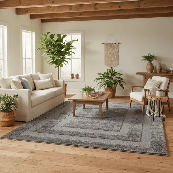 Furrado_Shaggy_Carpet_Rug_Gray_Microfiber