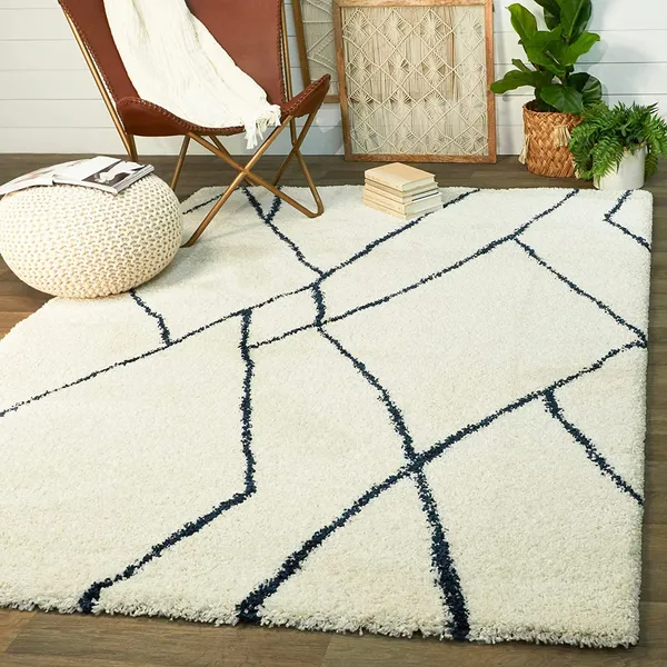 Furrlux_Shaggy_Carpet_Rug_White_Microfiber