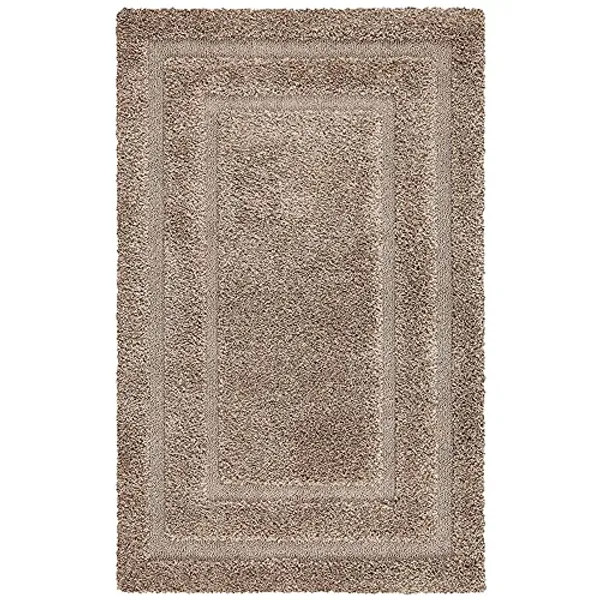 Cozylux_Shaggy_Carpet_Rug_Beige_Microfiber