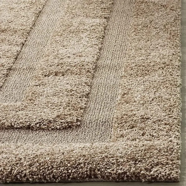Cozylux_Shaggy_Carpet_Rug_Beige_Microfiber