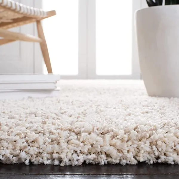 Lushove_Shaggy_Carpet_Rug_White_Microfiber