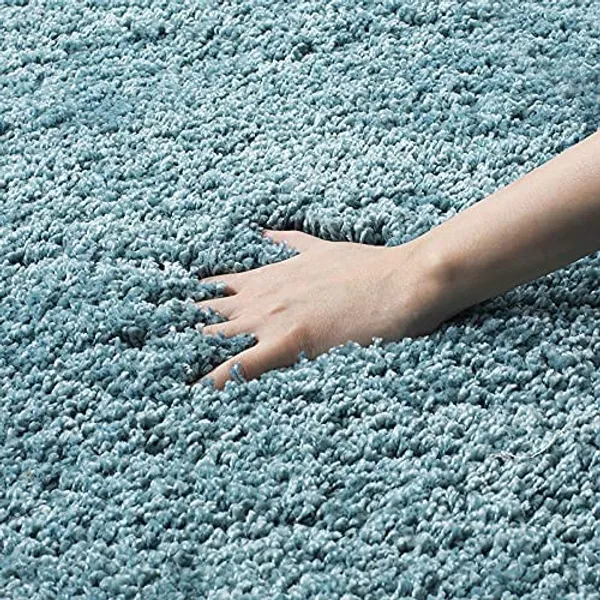 Cuddlo_Shaggy_Carpet_Rug_Blue_Microfiber