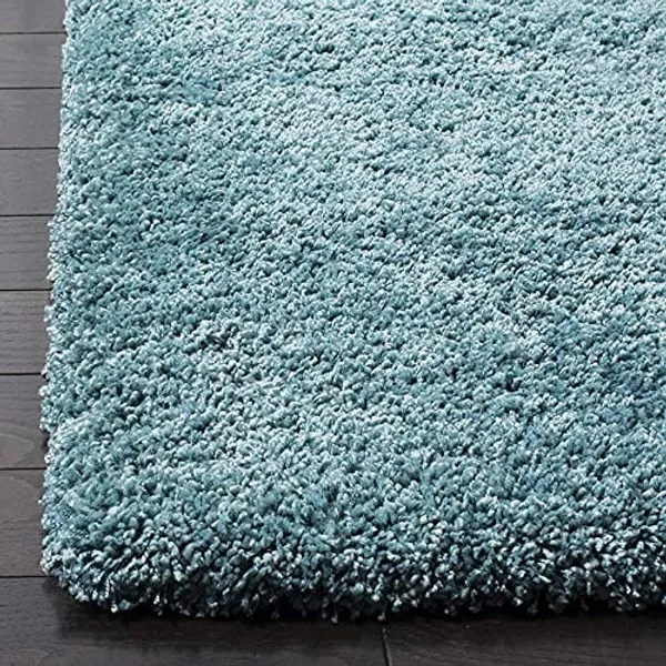 Cuddlo_Shaggy_Carpet_Rug_Blue_Microfiber