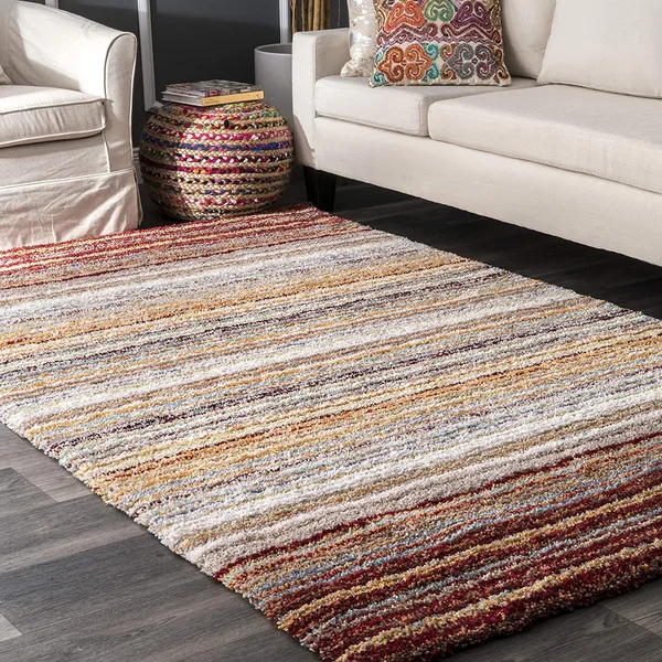 Softoro_Shaggy_Carpet_Rug_Multicolor_Microfiber