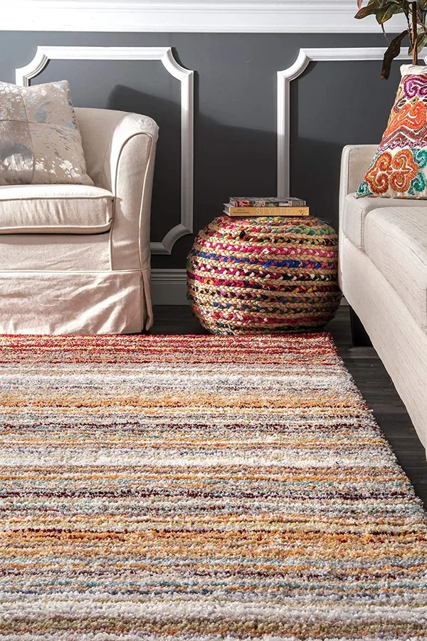Softoro_Shaggy_Carpet_Rug_Multicolor_Microfiber