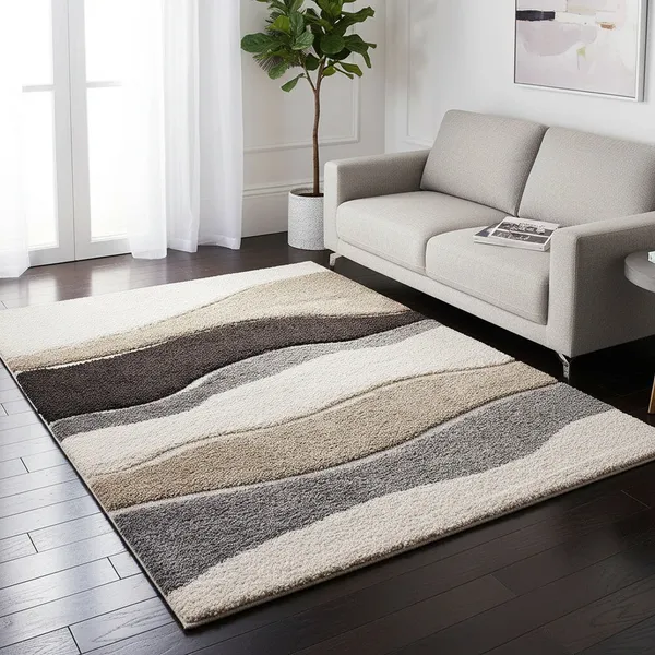 Furzon_Shaggy_Carpet_Rug_Beige_Microfiber