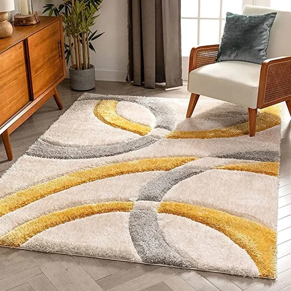 Fluffix_Shaggy_Carpet_Rug_Beige_Microfiber