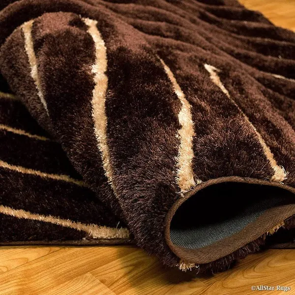 Luxora_Shaggy_Carpet_Rug_Brown_Microfiber