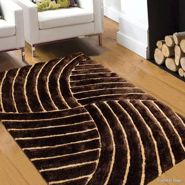 Luxora_Shaggy_Carpet_Rug_Brown_Microfiber