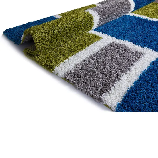 Snugovia_Shaggy_Carpet_Rug_Green_Microfiber