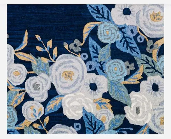 Blue_Hole_Pattern_Hand_Tufted_Carpet
