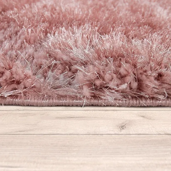 Fuzzon_Shaggy_Carpet_Rug_Pink_Microfiber
