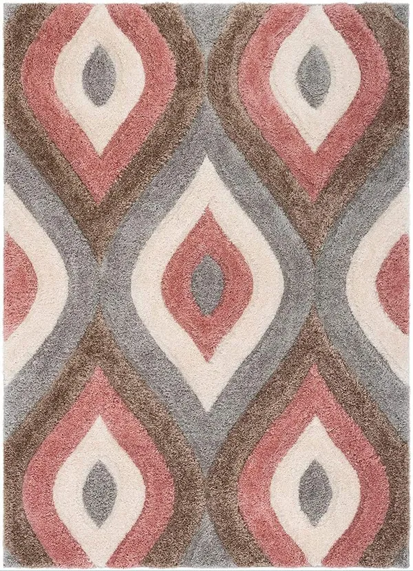 Fuzzon_Shaggy_Carpet_Rug_Pink_Microfiber