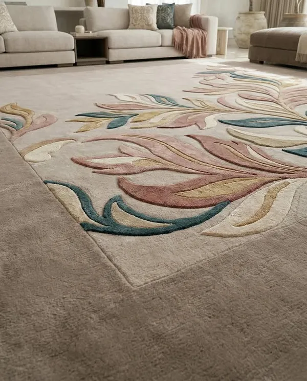 Ivory_Hand_Tufted_Carpet_Rug