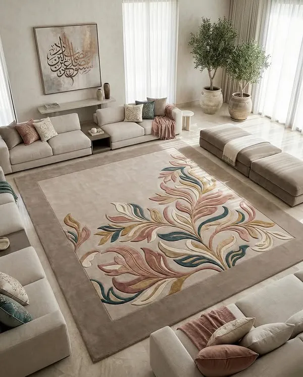 Ivory_Hand_Tufted_Carpet_Rug