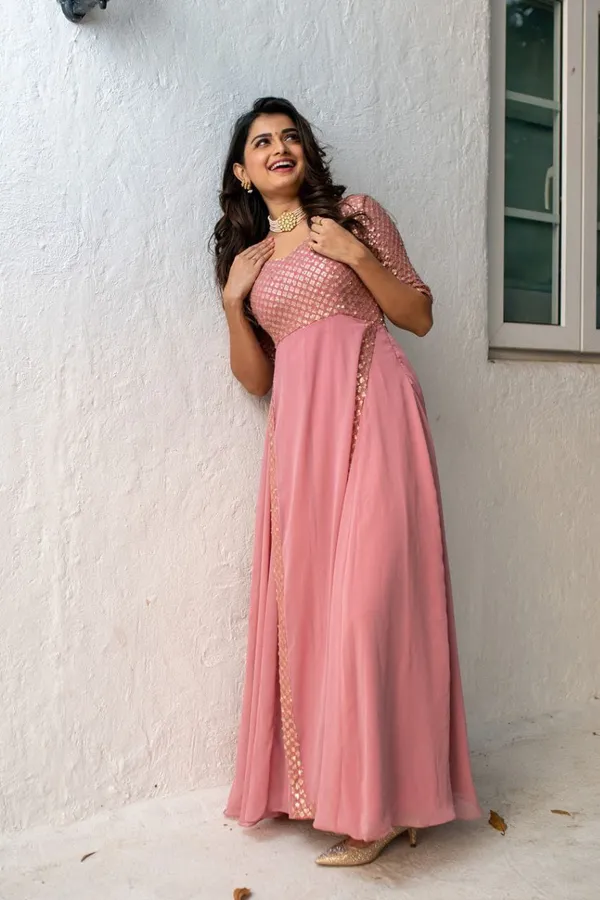 Peach_Georgette_Lined_Gown_For_Women