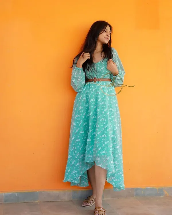 Light_Blue_Georgette_Printed_Flared_Maxi_Dress_For_Women