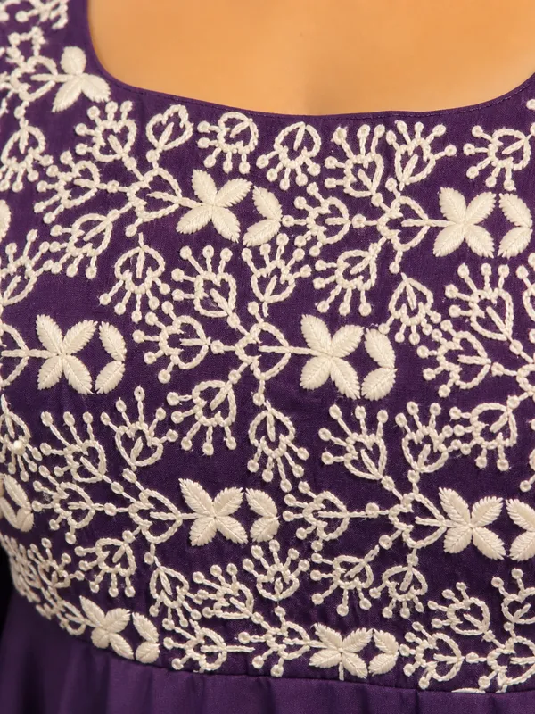 Purple_Georgette_Floral_Handwork_Anarkali_With_Dupatta_For_Women