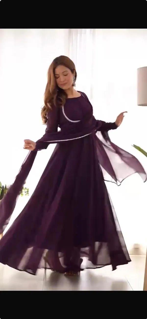 Purple_Georgette_Lace_Border_Anarkali_Gown_With_Dupatta_For_Women