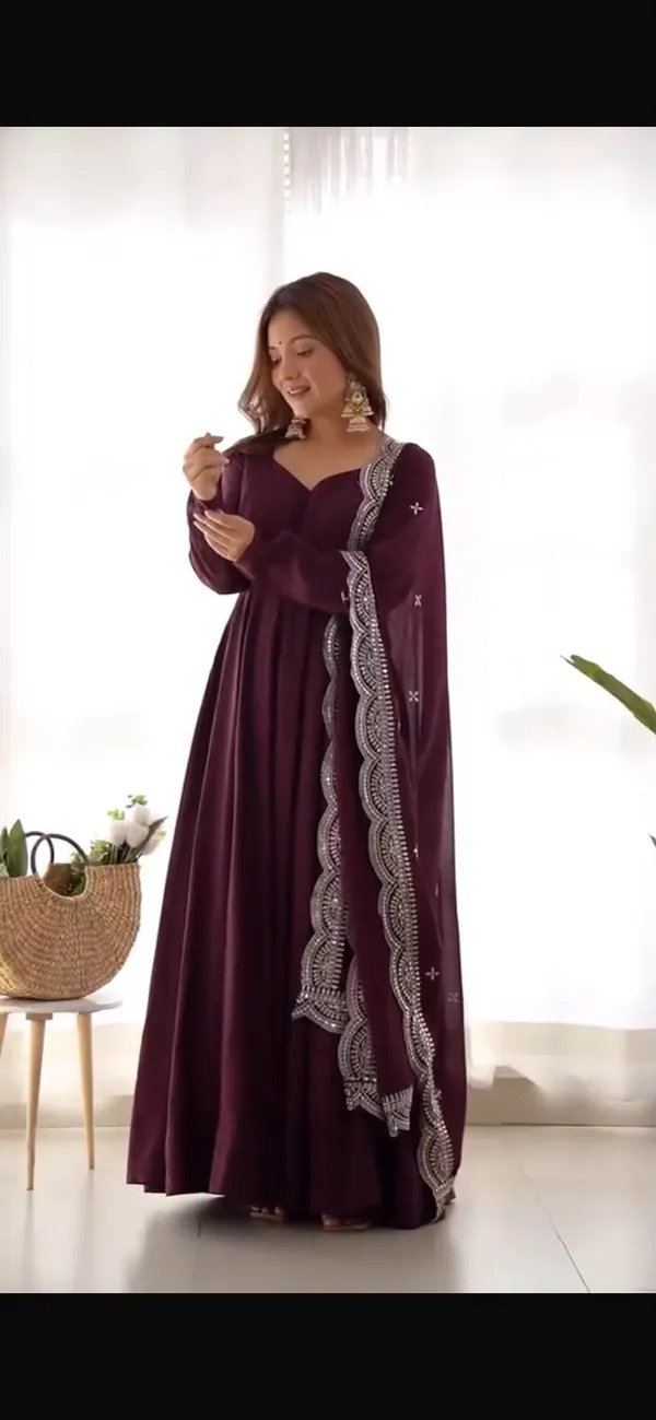 Maroon_Embroidered_Anarkali_Suit_Set_for_Women