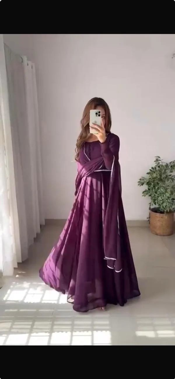 Purple_Georgette_Lace_Border_Anarkali_Gown_With_Dupatta_For_Women